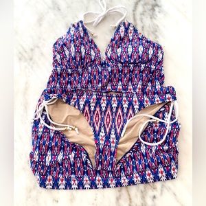 A Pea In The Pod Maternity Tankini Set Size M